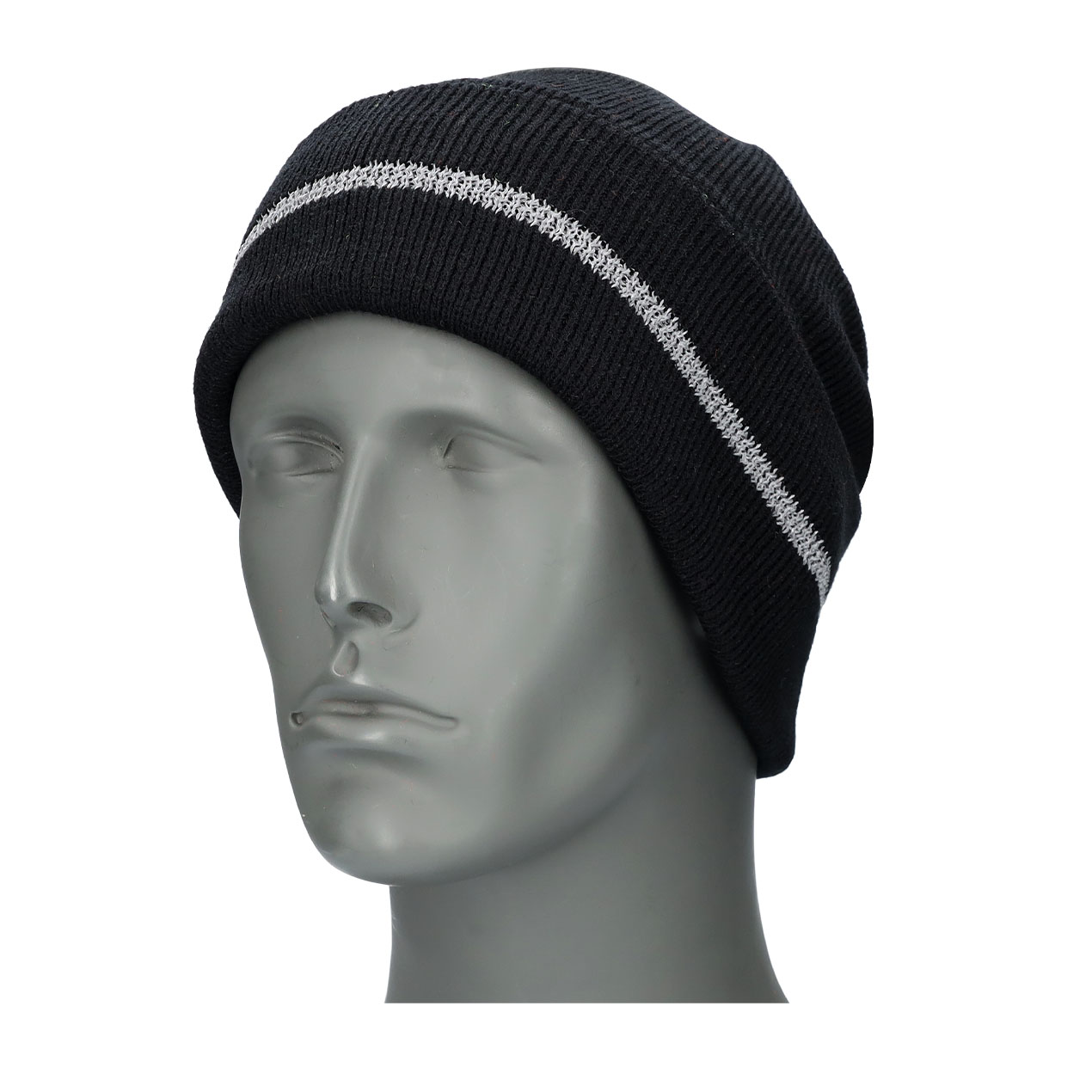 Avaska Reflective Trim Knit Hat | Black | One-Size