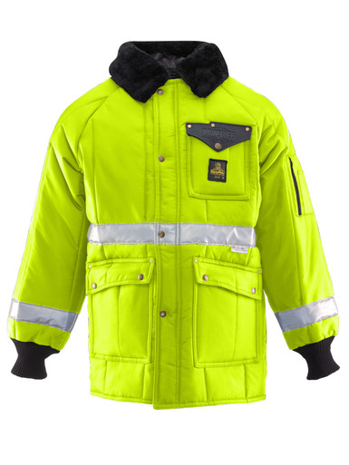 RefrigiWear HiVis Iron-Tuff Enhanced Visibility Siberian Lime XL