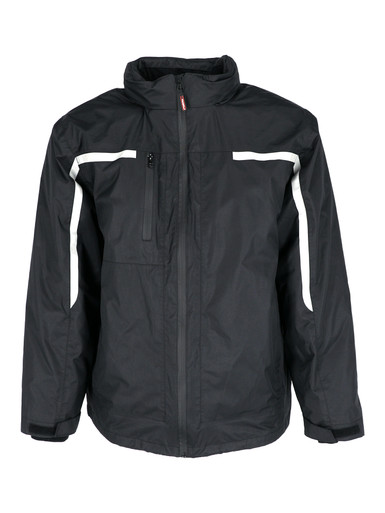 RefrigiWear 3-in-1 Rainwear Jacket | Waterproof | Black | Fit: Big & Tall | L
