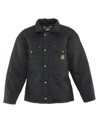 RefrigiWear ComfortGuard™ Utility Jacket | Black | Fit: Big & Tall | Ragg Wool/Polyester/Cotton | 2XL