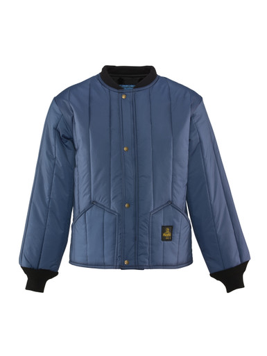 RefrigiWear Cooler Wear™ Jacket | Lightweight | Navy | Fit: Big & Tall | Ragg Wool/Polyester/Nylon | XL