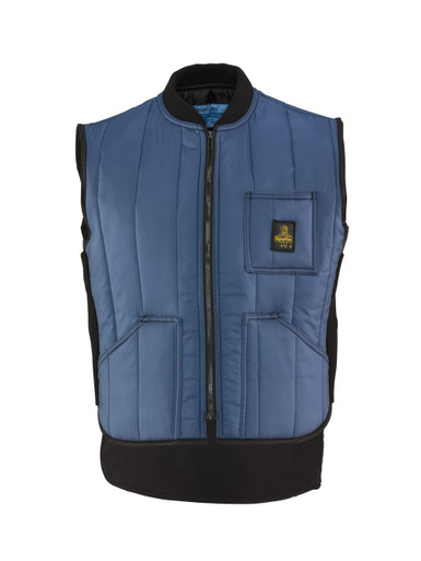 RefrigiWear Cooler Wear Vest Lightweight Navy Fit: Big & Tall M