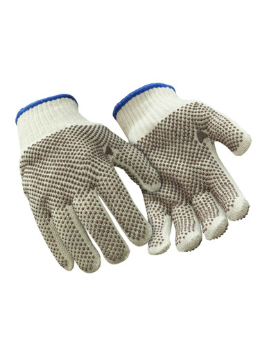 RefrigiWear Dual-Layer Heavyweight Dot Grip Glove | Natural | Ragg Wool/Polyester/Cotton | M