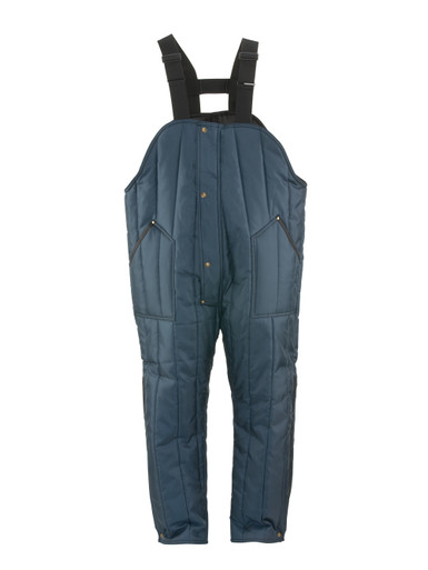 RefrigiWear Econo-Tuff® High Bib Overalls | Lightweight | Navy | Fit: Big & Tall | Ragg Wool/Polyester | L