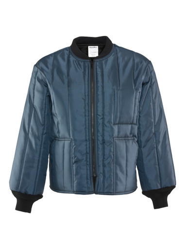 RefrigiWear Econo-Tuff® Jacket | Lightweight | Navy | Fit: Big & Tall | Ragg Wool/Polyester | 2XL