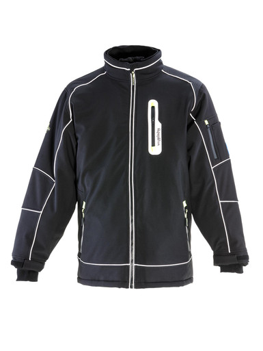 RefrigiWear Extreme Softshell Jacket Waterproof Black Fit: Big & Tall L