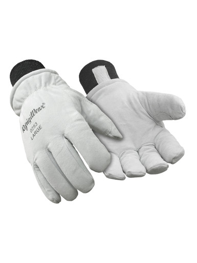 RefrigiWear Goatskin Insulated Glove | White | Ragg Wool/Leather | XL