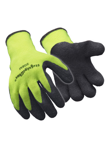 RefrigiWear HiVis Ergo Glove | Waterproof | Lightweight | Lime | Ragg Wool/Brushed/Acrylic | L