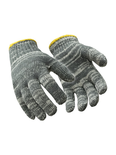 RefrigiWear Midweight Multicolor Glove Liner | Multi Color | Ragg Wool/Polyester/Cotton | L