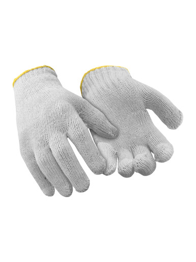 RefrigiWear Midweight String Glove Liner | White | Ragg Wool/Polyester/Cotton | L