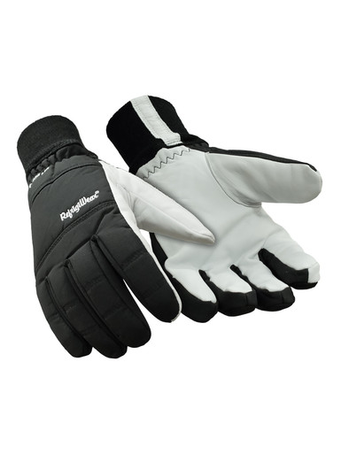 RefrigiWear Nylon & Goatskin Glove | Black | Ragg Wool/Nylon | L