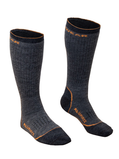 RefrigiWear PolarForce® Sock | Orange | Ragg Wool/Nylon | L/XL