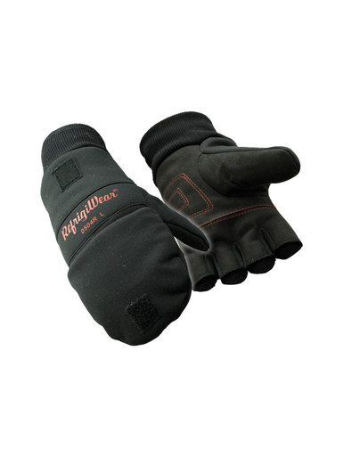 RefrigiWear Softshell Convertible Mitt | Black | Ragg Wool/Polyester/Synthetic | 2XL