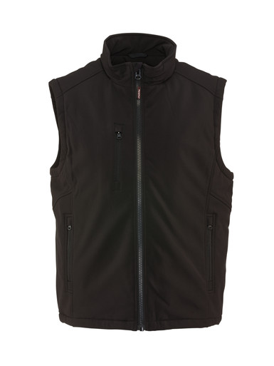 RefrigiWear Insulated Softshell Vest | Lightweight | Black | Fit: Big & Tall | 100% Polyester | 2XL