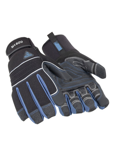 RefrigiWear Waterproof Frostline® Gloves | Waterproof | Lightweight | Black | Ragg Wool/Polyester | XL
