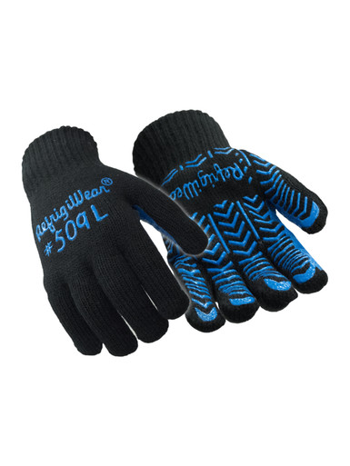 RefrigiWear Dual Layer Herringbone Glove | Black | Ragg Wool/Brushed/Acrylic | XL
