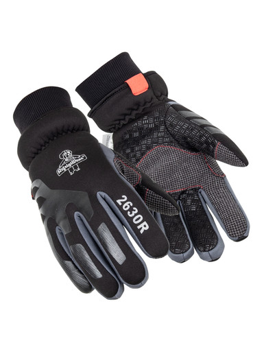 RefrigiWear Women's Insulated Softshell Glove | Black | Ragg Wool/Polyester | L