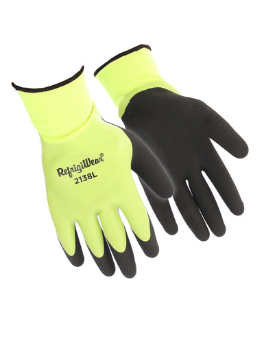 RefrigiWear Waterproof Double Dip Glove | Waterproof | Lime | L