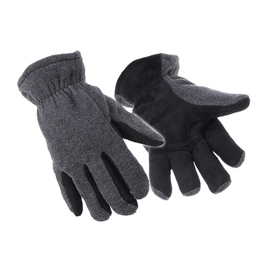 Samco Fleece and Leather Glove Black L