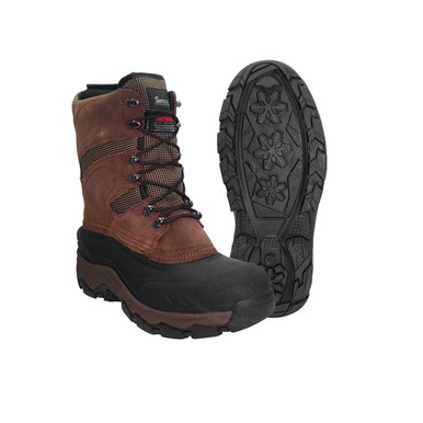 Samco Plain Toe Pac Boot Waterproof Brown 14