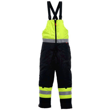 Avaska HiVis Alpine Freezer Bib Overalls | Lime/Black | Fit: Big & Tall | 2XL