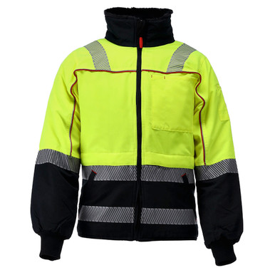 Avaska HiVis Alpine Zero Jacket Lime/Black 2XL