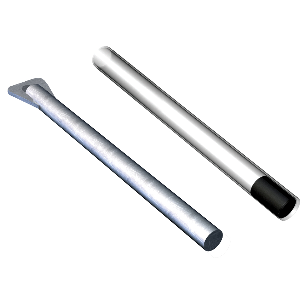 PTA 310 HS partition top anchor shown with clear PTA-Tube with foam filler