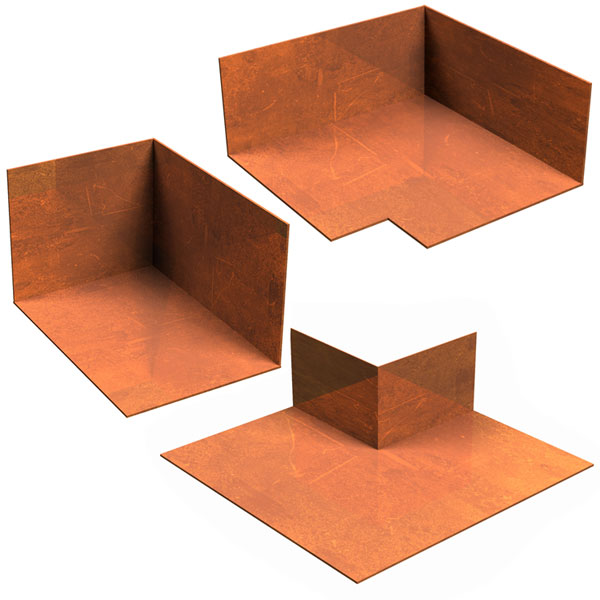 Corners & End Dams - Copper