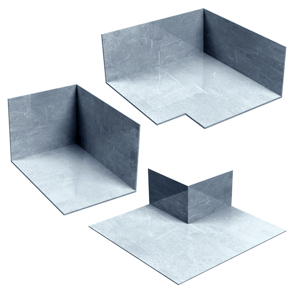 Corners & End Dams - Stainless Steel-0