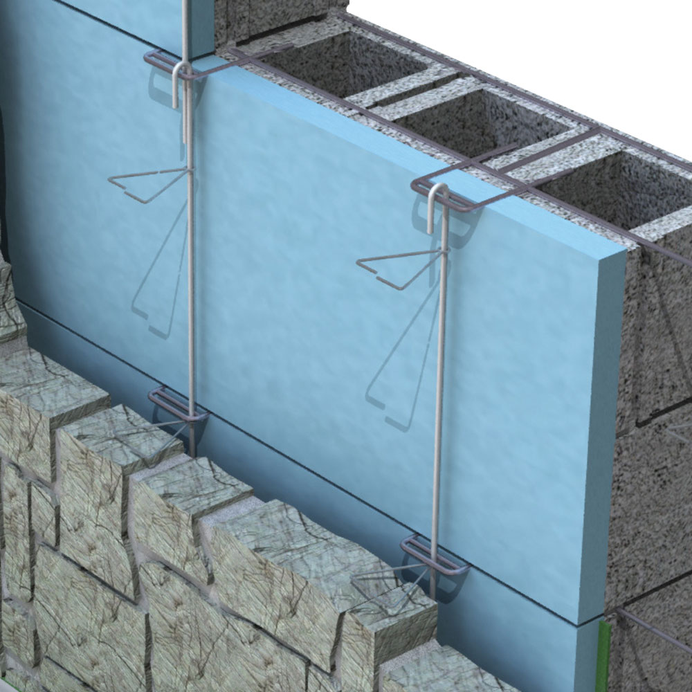 TIE-HVR-295V - Ladder Rubble Stone Anchor System-2