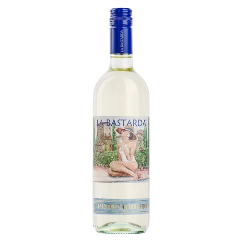 La Bastarda Pinot Grigio 750mL bottle, Italian white wine