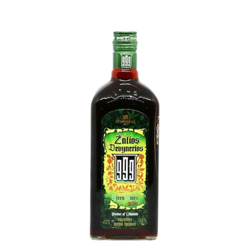 Stumbras 999 Bitter Green Nines Lithuanian herbal liqueur