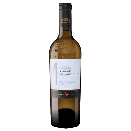 Alpha Estate Malagouzia PGI 750mL bottle, Greek white wine