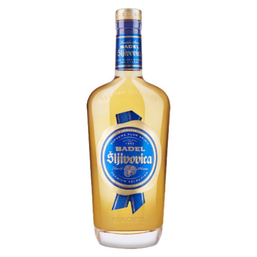 Badel Premium Sljivovica 700mL bottle, Croatian plum brandy