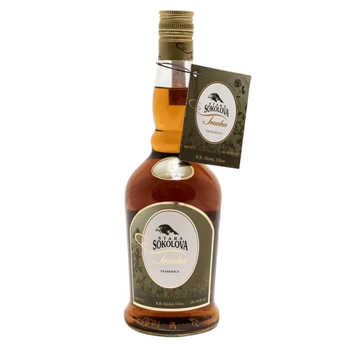 Stara Sokolova Travka Herbal Plum Brandy 700mL bottle