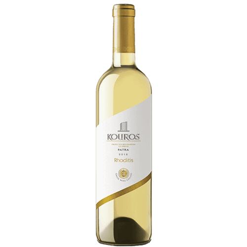 Kouros Patras Roditis PDO 750mL bottle, Greek white wine