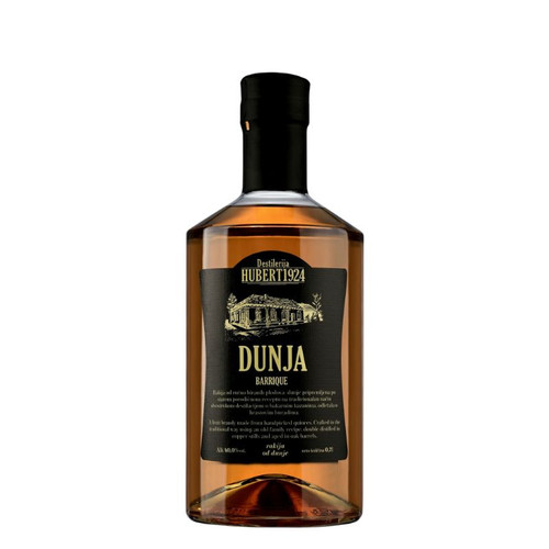 Hubert Dunja Barrique Quince Brandy 700mL bottle, Serbian rakija