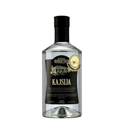 Hubert Kajsija Apricot Brandy 700mL bottle, Serbian rakija
