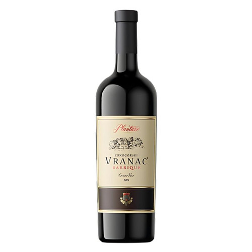 Plantaze Vranac Barrique 750mL bottle, Montenegrin red wine
