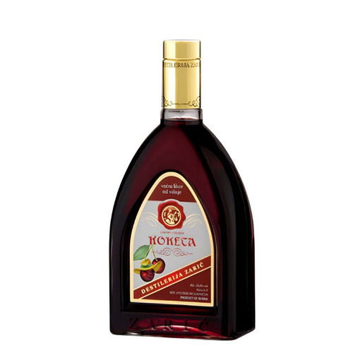 Zaric Koketa Cherry Brandy 700mL bottle, Serbian rakija