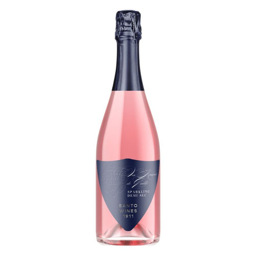 Santo Wines Sparkling Rosé Demi Sec 750mL bottle
