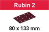 Grit Abrasives Rubin 2 STF 80X133 P60 RU2/50 Pack