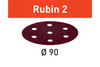 Abrasive Disc Rubin 2 STF D90/6 P120 RU2/50 Pack