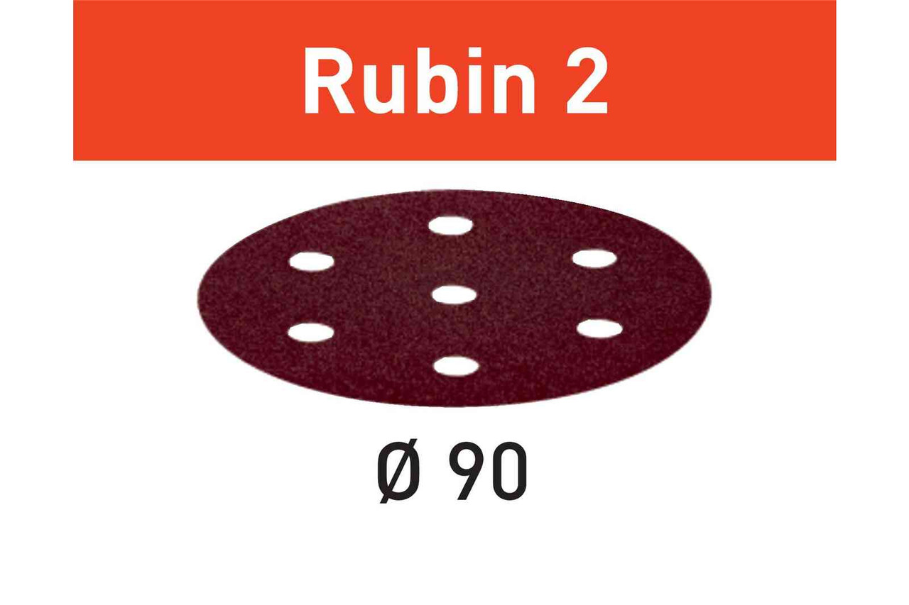 Abrasive Disc Rubin 2 STF D90/6 P150 RU2/50 Pack
