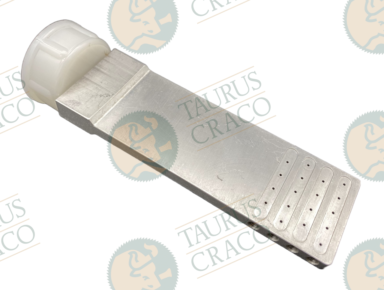 Pizzi Spatula Nozzle with glue delivery on both sides 40mm x 100mm x 6mm