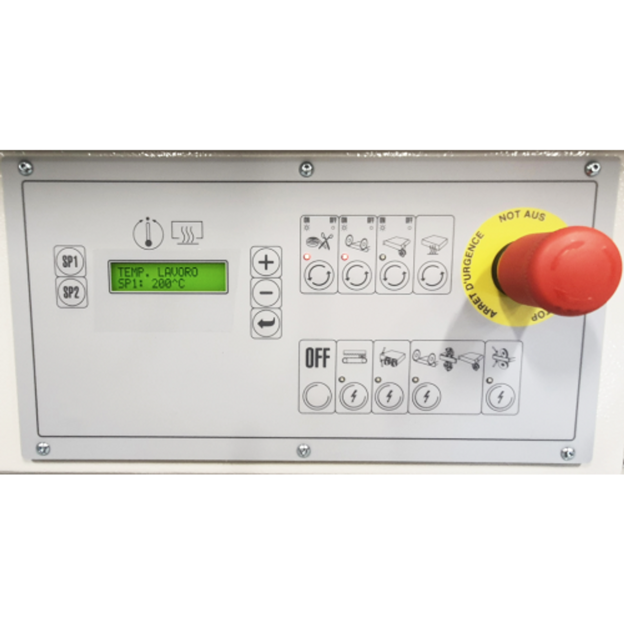 Image of Casadei E321 Automatic Edgebander control panel