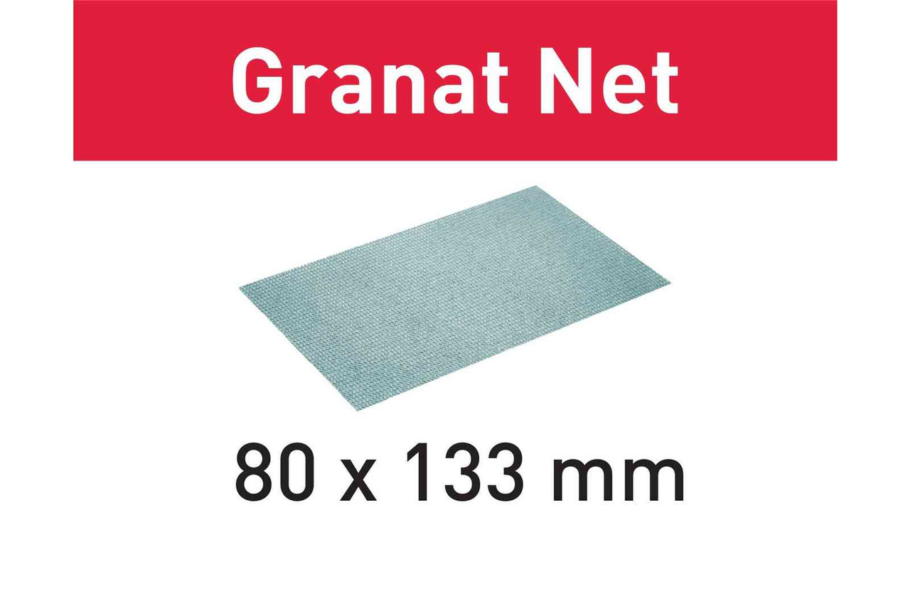 Image of Festool Granat Net 80 mm x 133 mm abrasive sheet