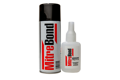 Stick it with MitreBond - the strongest, fast setting glue on the market!

MitreBond is an amazing instant adhesive that sticks fast and forever! It is so versatile that it can be used to bond almost anything, even totally different materials. Just imagine being able to glue glass to metal, stick wood to aluminum, attach acrylic to granite, join rubber to ceramic, etc.