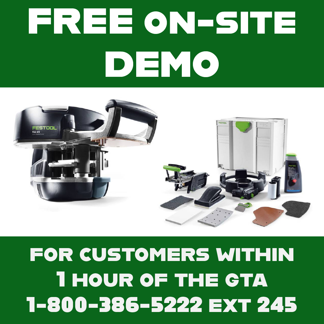 Festool Conturo Free On-Site Demo