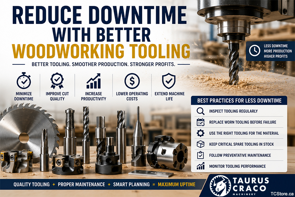 How to Reduce Downtime With Better Woodworking Tooling